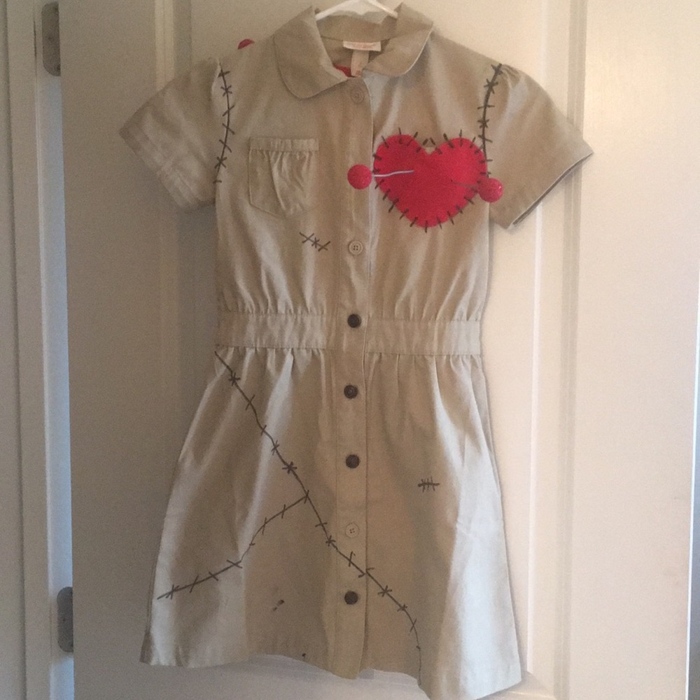 Voodoo Doll costume size 8 girls